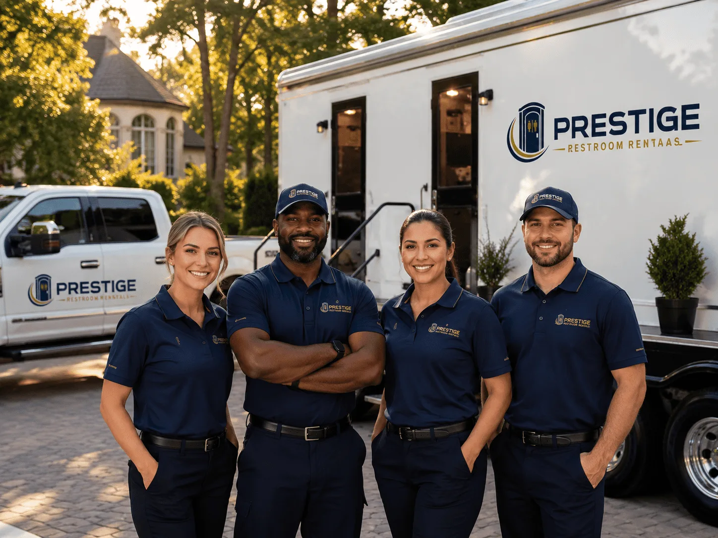 Trusted Luxury Portable Restrooms company in Caledonia, MS